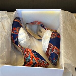 L'AGENCE Women's Printed D’Orsay Pumps with Dust Bag